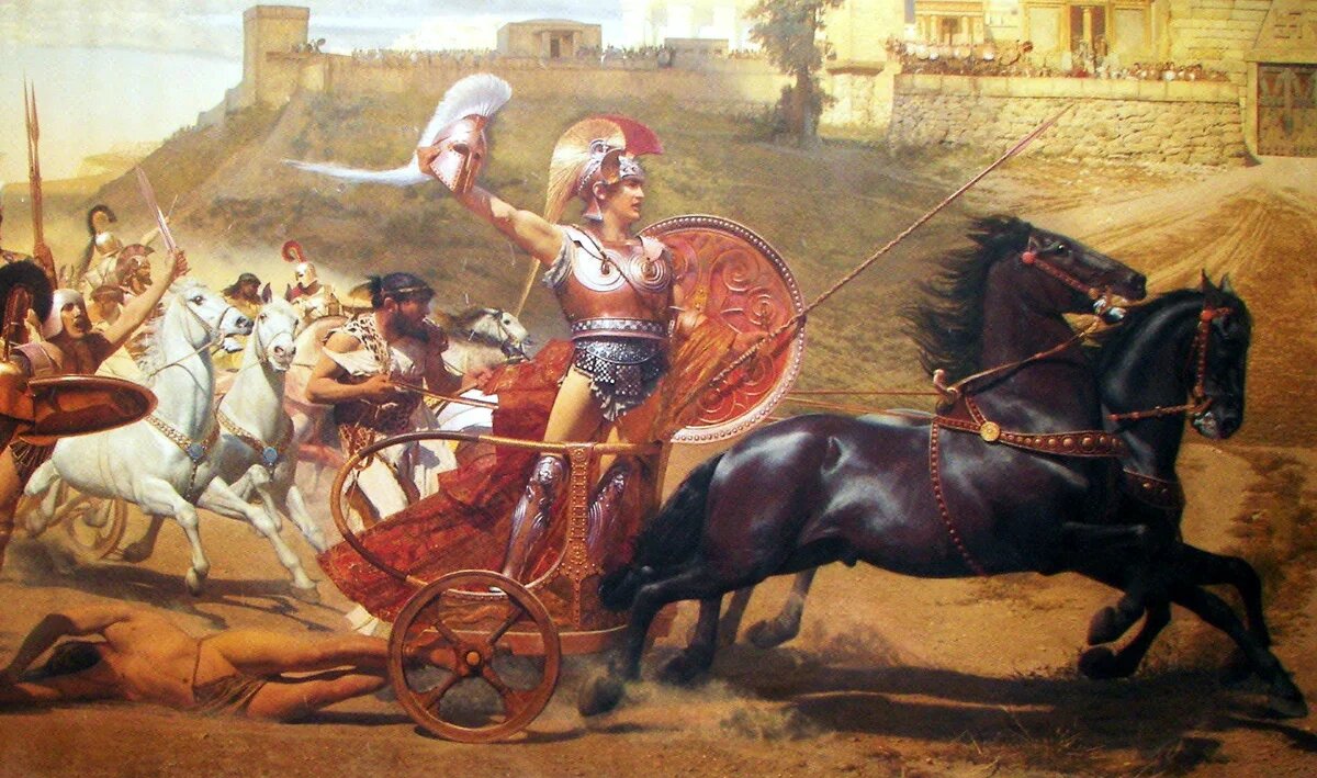 Троянская война Ахилл и Гектор